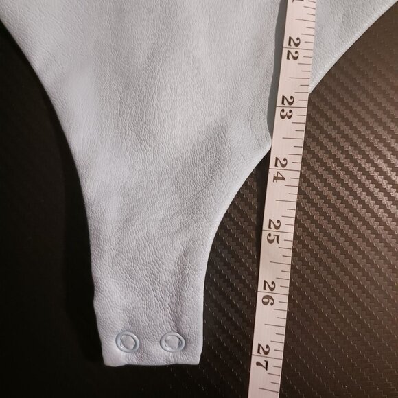 Naked Wardrobe Light Blue Bodysuit - Picture 12 of 14